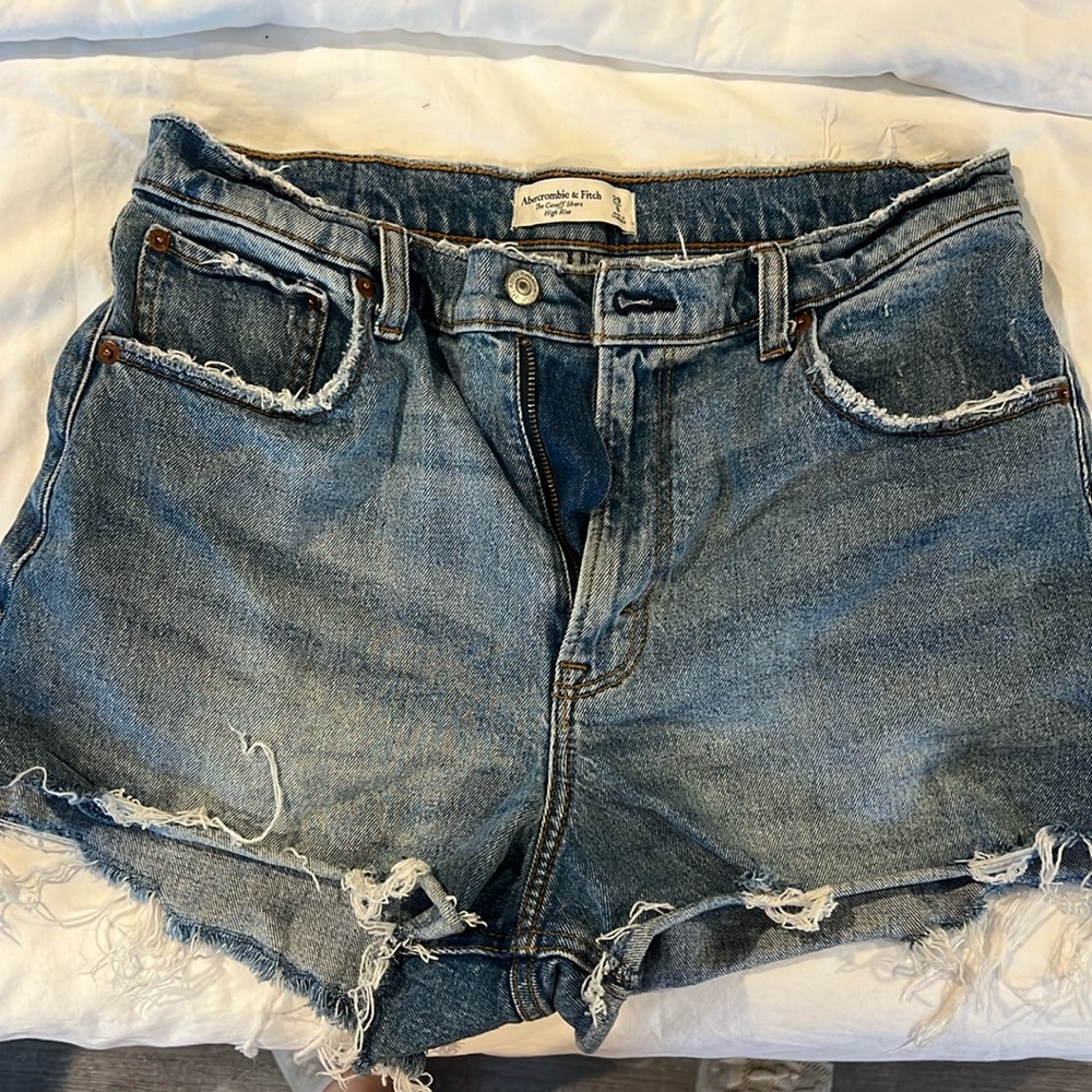 Abercrombie high rise shorts